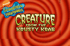 SpongeBob SquarePants - Creature from the Krusty Krab Title Screen